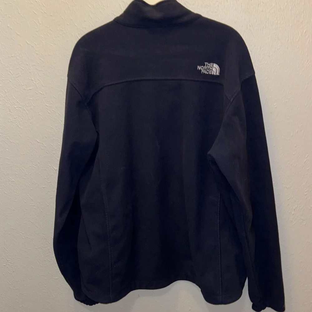 The North Face Fleece Windwall Jacket Coat Navy Blue Men’s Size Large